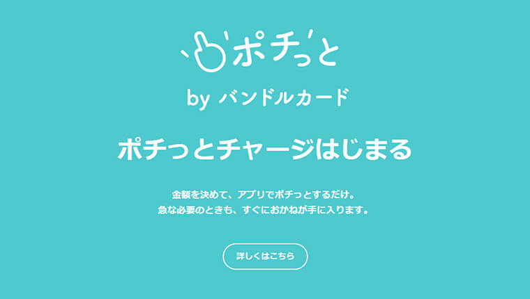 バンドルカードの説明が書かれたキャプチャ